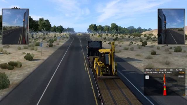 American Truck Simulator. Немного путишествия по США штат Аризона..mp4