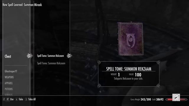 Skyrim Special Edition Gameplay - Skyrim Miraak Dragonborn Follower Mod смотреть онлайн