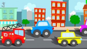 Сборник МАШИНОК для детей. Познакомимся с машинкой Такси, Пожарным автомобилем и другим транспортом