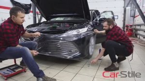 Оклейка защитной пленкой Toyota Camry