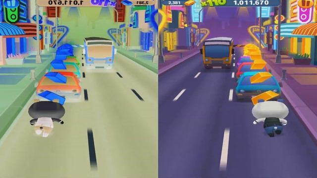Talking Tom DEPUTY HANK Gold Run in Neon Las Vegas Walkthrough