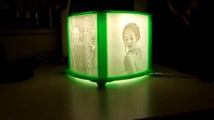 Ночник в технике литофания