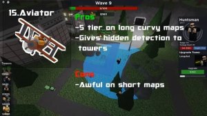 Tower Battles Ranking all Towers Roblox