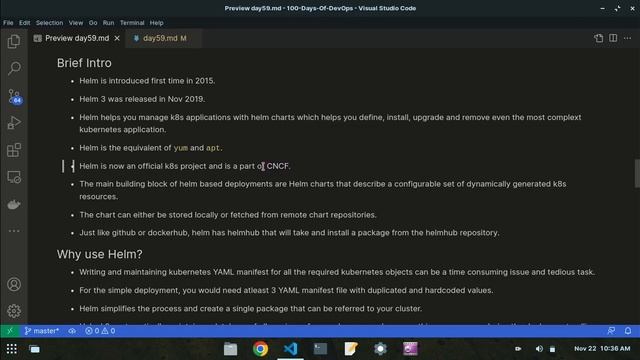 Learn Helm | Day No. 59: Intro of Helm and Its Usage | #60DaysOfDevOps смотреть онлайн