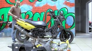 Yamaha T-Max 500 Снятие обвеса Часть 1.