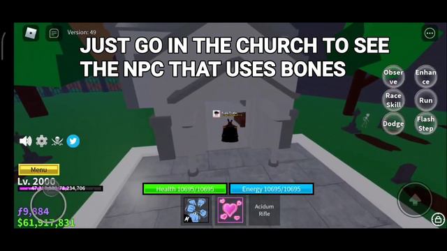How to get bones and use them (Blox fruits Halloween update) смотреть онлайн