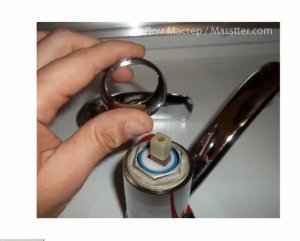 Ремонт однорычажного смесителя