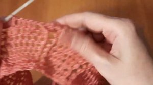 Круглая кокетка крючком "Рельефный квадрат" (1часть) // Round crocheted yoke.