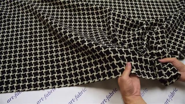 Твид шерстяной (пепита, черно-белый) (005748) смотреть онлайн