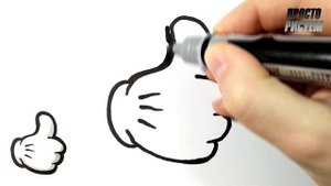 Как нарисовать ЛАЙК, Просто рисуем