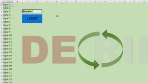 Débuter avec Excel VBA les boucles | Tutoriel Excel - DE RIEN