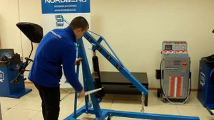 ? Кран гаражный гидравлический 2т | Краны для снятия двигателя складной гусь