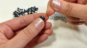 ЖГУТ из биконусов и бисера / Nbeabs/ HARNESS of bicones and beads DIY