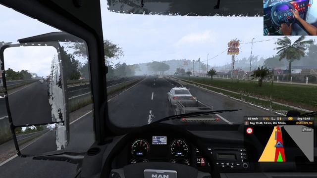 Rezende to C. Paulista - Rotas Brasil |Euro truck simulator 2 |Logitech g29 gameplay смотреть онлайн
