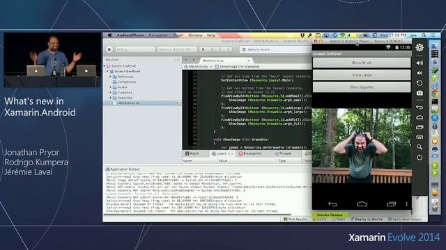 Xamarin Evolve 2014: What's New in Xamarin.Android - Pryor, Kumpera, & Laval, Xamarin смотреть онлайн