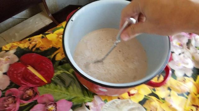 Разбраживание сухих дрожжей "Первак" методом опары. смотреть онлайн