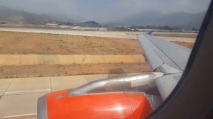 Sas a321 landing in gazipasa airport