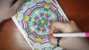 Раскраска-антистресс Цветная паутина