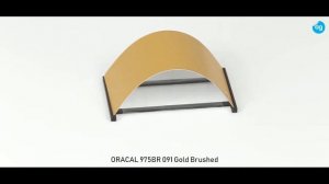 ORACAL 975BR-091 Gold Brushed