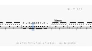 Queen - Another One Bites The Dust (Drumless) | Trinity Backing Track | With Scrolling Notation