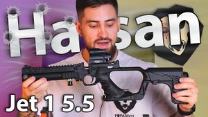 PCP пистолет Hatsan Jet 1 5.5 мм (3 Дж, пластик) видео обзор