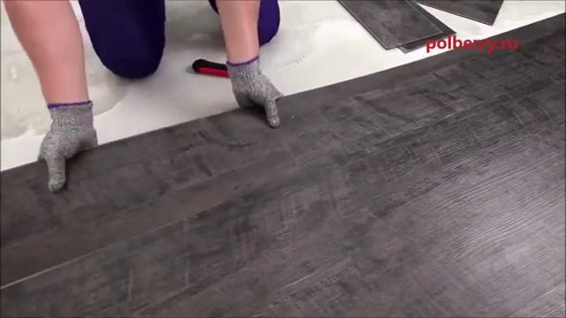 Укладка замковой виниловой плитки Tarkett смотреть онлайн