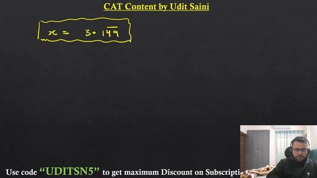 Number System by Udit Saini | Session 01 | Quantitative Aptitude | CAT 2023 and Other OMETs