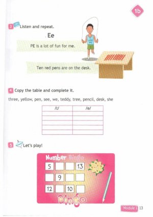 Учебник Спотлайт 3 класс стр. 13.