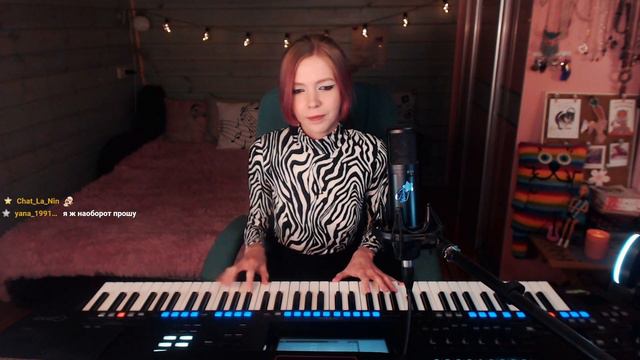 16.03.2022 - музыкальный стрим на твиче. Пою вживую под пианино. Кавера и авторские песни смотреть онлайн
