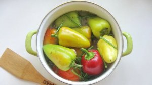 Квашеный болгарский перец на зиму целиком
