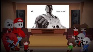 UNDERTALE & UNDERFELL REACT TO SAITAMA VS (COSMIC) GAROU [REQUEST]