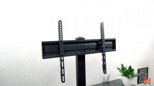 LUMI UNIVERSAL SWIVEL TABLETOP TV STAND WITH GLASS BASE | LDT03-23L