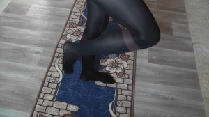 примерка колготок lora grig 90 den