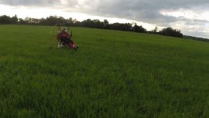 Паратрайк. Первый старт с колёс.