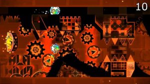 Tartarus with Frame Perfects counter — Geometry Dash