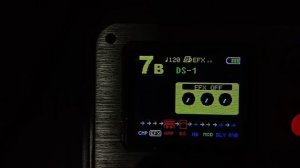 How to get distortion tone in the NUX MG-100 free patch