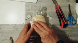 Как украсить бутылку.