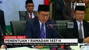 Pengumuman Lengkap Menag Usai Sidang Isbat Awal Puasa 06/06/2016