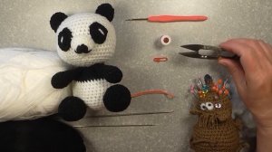 Как связать панду крючком. Panda crochet (Часть 1)