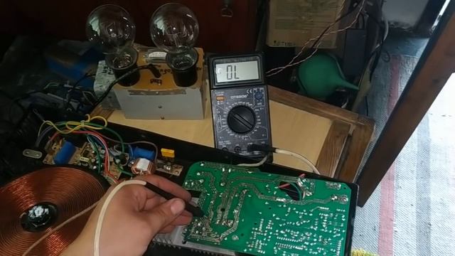 Типовой поиск неисправности в индукционной плите