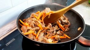 Лагман по домашнему на плите