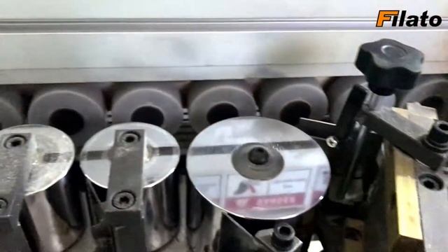 Кромкооблицовочный станок Filato 5001UQL 2 INDUSTRIAL | Процесс облицовывания прямолинейной кромкой