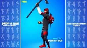 Top 100 Popular Fortnite Dances & Emotes! (Shout, Stay Afloat, Tootsee, Kid Laroi, Heart King)