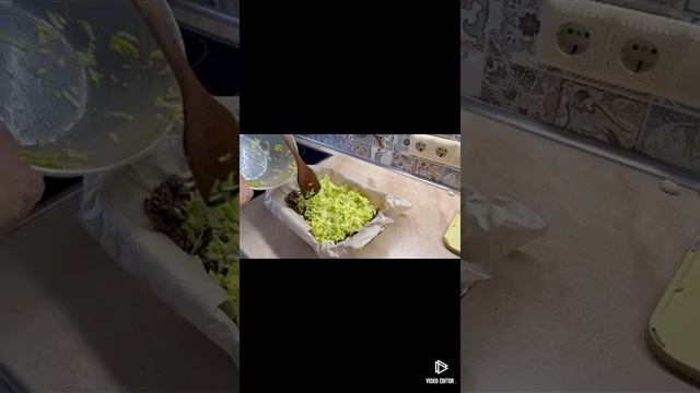 Запеканка из кабачков и фаршем