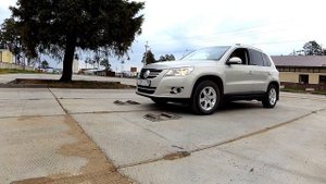 Тест полного привода Volkswagen Tiguan (2008) на роликах - test on rollers