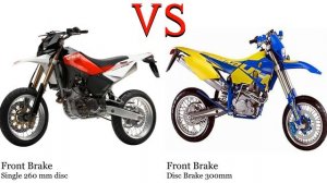 Husqvarna SM 630 vs Husaberg FS 450 Test specification comparison