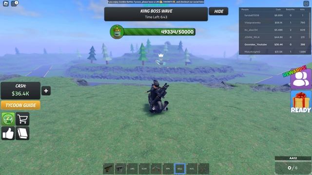 The first rebirth Zombie Battle Tycoon Roblox смотреть онлайн