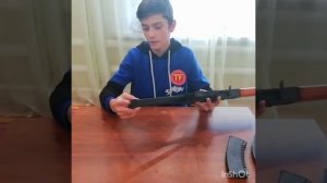 Обзор автомата Акс-74у из дерева.