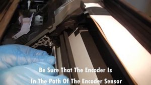 Repair for HP Designjet 500/800/510/500+ Check/Clean/Replace Encoder Strip ERROR: 86:01/10/11-87:13