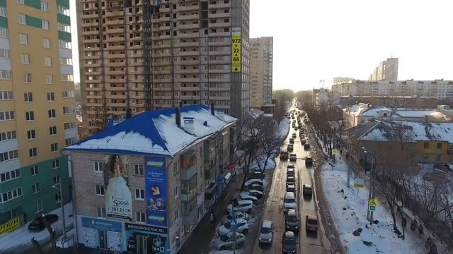 ул. Дыбенко, 29 с высоты птичьего полета - г. Самара | АН "ВИТРИНА" смотреть онлайн